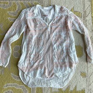 Johnny Was white and pink